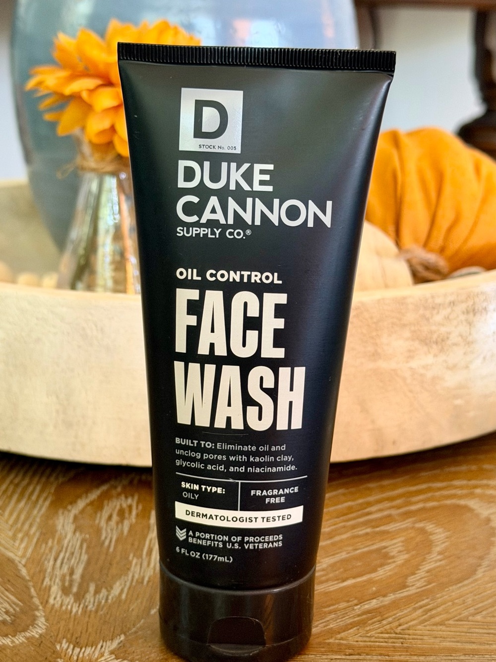 Duke Cannon Black Oil-Control Face Wash for Men